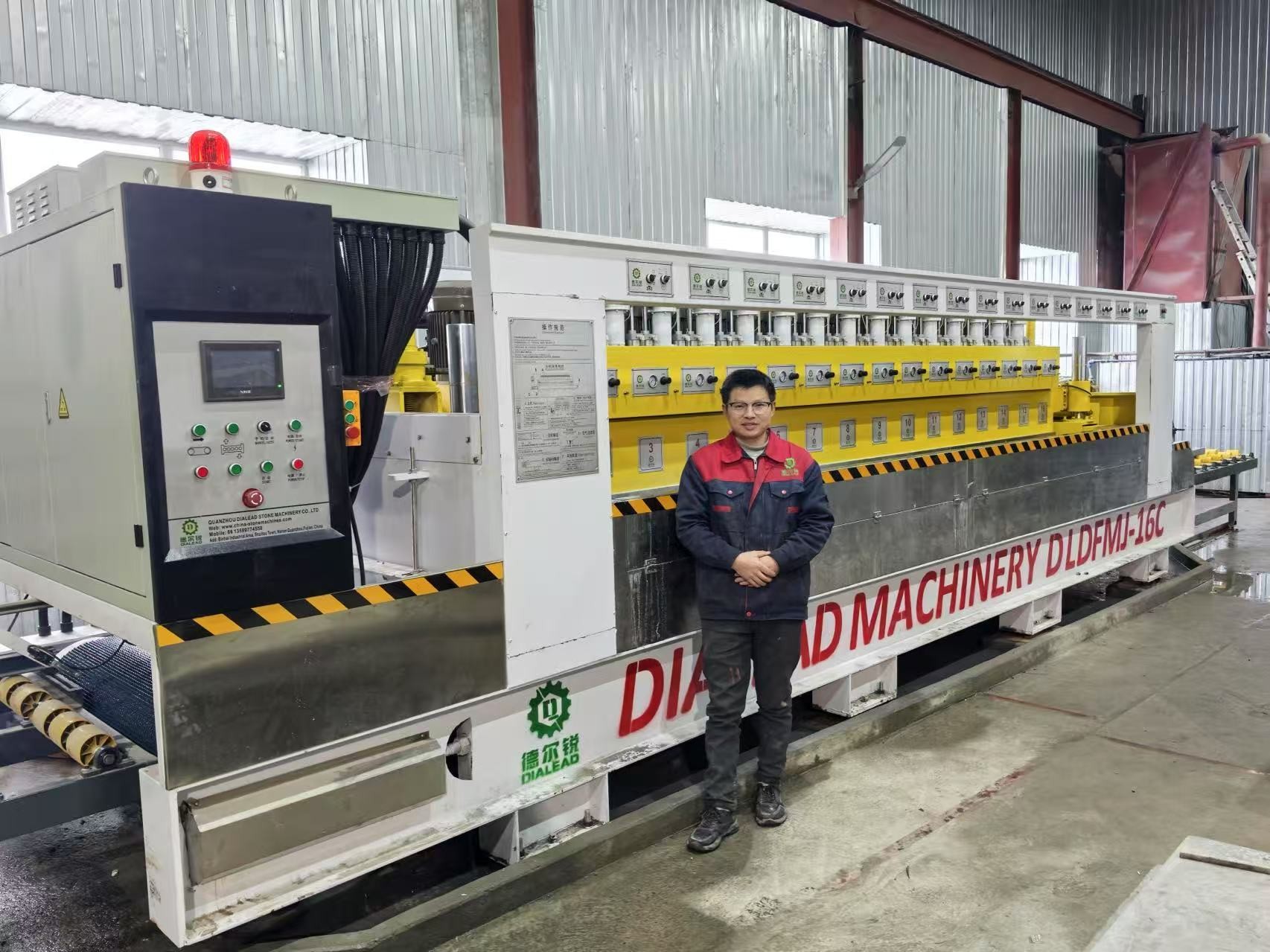 mais recente caso da empresa sobre Máquina de polir de linha automática na Arábia Saudita