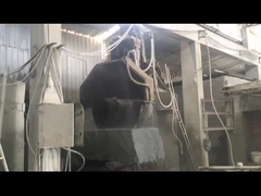 Máquina hidráulica de corte de blocos de braço único multiblade Estrutura de quatro pilares