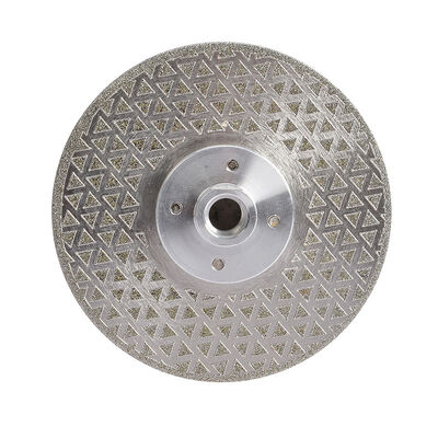 M14 Double Sided Electroplated Diamond Disc For Marble Granite Grinding And Cutting