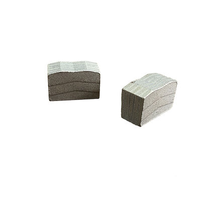 Hard Granite Stone Cutting Diamond Segment For Single Blade 2000mm