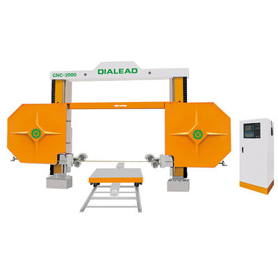 Máquina de serragem de fio de diamante CNC 11KW para corte de blocos de formas
