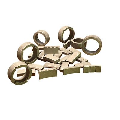 Segmento de diamante de concreto reforçado para perfuração de núcleo de diamante