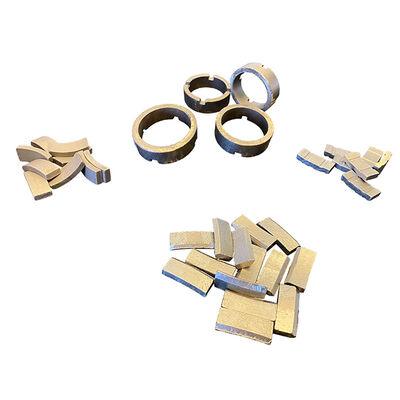 Segmento de concreto armado de corte rápido para coroa de diamantes