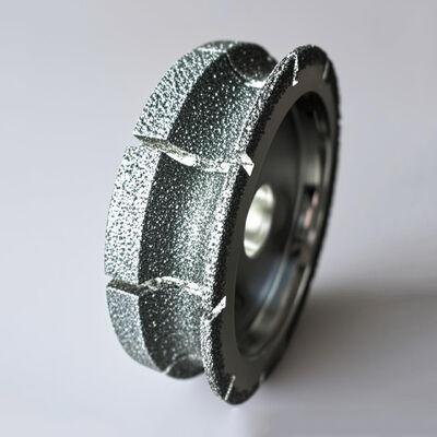 Roda de perfis de diamante eletroplata Roda de moagem de mármore para a formação de bordas de pedra
