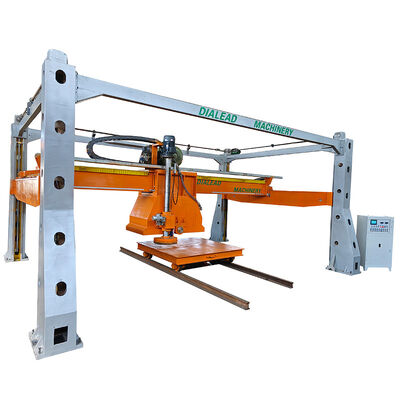 Máquina de corte de blocos de mármore de travetina de granito com personalização multi-disco de duas direções